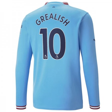 Manchester City Grealish 10 Domaći Nogometni Dresovi 2022-23 L/S Manchester City Grealish 10 Domaći Nogometni Dresovi 2022-23 L/S